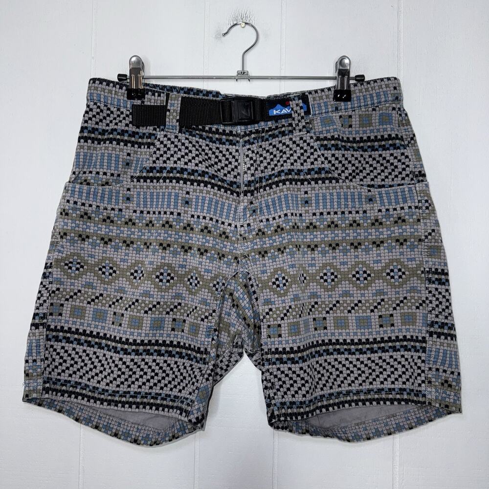 KAVU Men's Chilli Lite Shorts Nit Wit Geometric Size Small